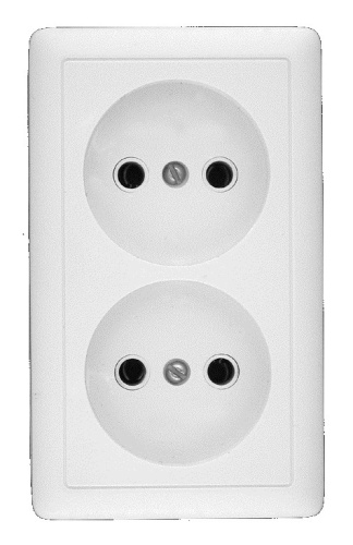 Розетка о/у Хит 2м б/з б/ш белый IP20 16А 250В SchE                                         фото 2                    