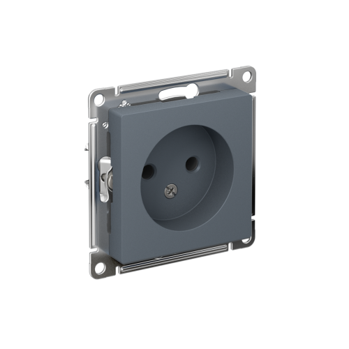 Розетка с/у AtlasDesign 1м б/з грифель IP20 механизм 16А (упак-10шт) SchE                                        