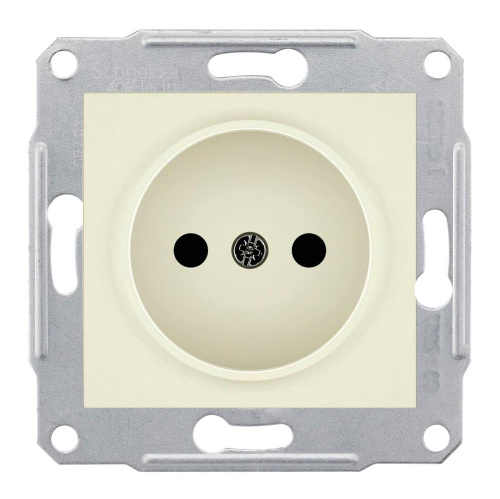 Розетка с/у Sedna 1м б/з бежевый IP20 механизм 16А (упак-10шт) SchE                                         фото 5                    