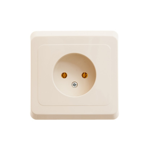 Розетка с/у Этюд 1м б/з кремовый IP20 16А (упак-20шт) SchE                                         фото 3                    