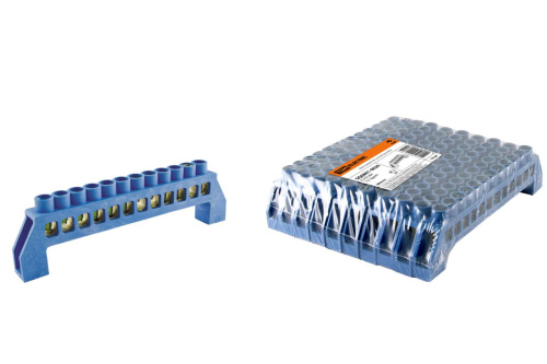 Шина N нулевая с изолятором 6х9мм 12 групп ТДМ                                        