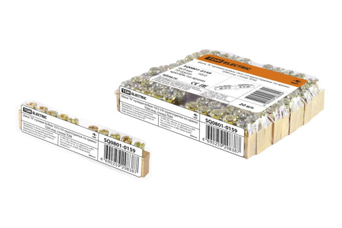Шина "N" нулевая 6х9мм 10/2 (10 групп/крепеж по краям) ТДМ инд. стикер ТДМ                                        