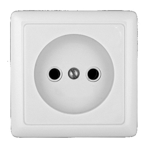 Розетка ХИТ О/У б/з б/ш 10А,белая 250В SchE                                         фото 2                    