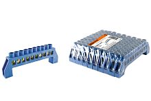 Шина N нулевая с изолятором 6х9мм 10 групп ТДМ          