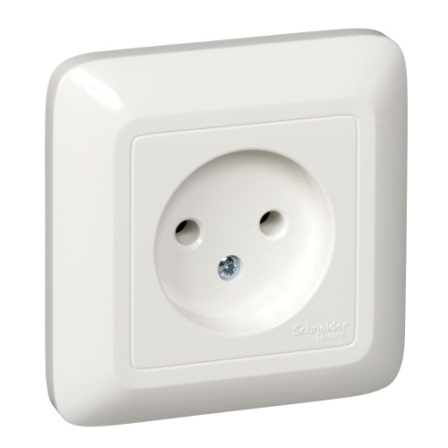 Розетка с/у Прима 1м б/з белый IP20 10А розн.упак (упак-99шт) SchE                                         фото 2                    