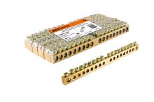 Шина "N" нулевая 6х9мм 18/1 (18 групп/крепеж по центру) ТДМ          