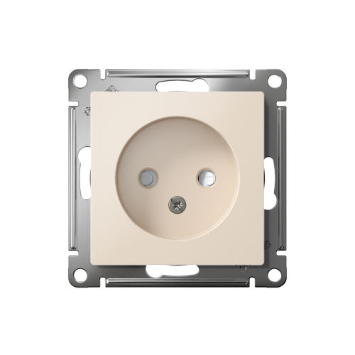 Розетка с/у AtlasDesign 1м б/з с з/ш бежевый IP20 механизм 16А (упак-20шт) SchE                                         фото 2                    