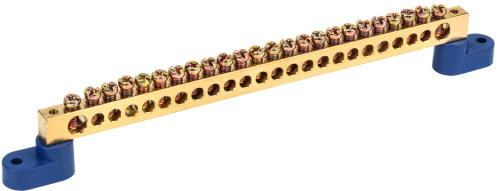 Шина N нулевая на двух угловых изоляторах 8х12 24/2 ИЭК                                        