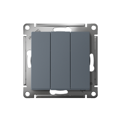 Выключатель с/у AtlasDesign 3кл грифель, механизм IP20 10А (упак-10шт) SchE                                         фото 2                    