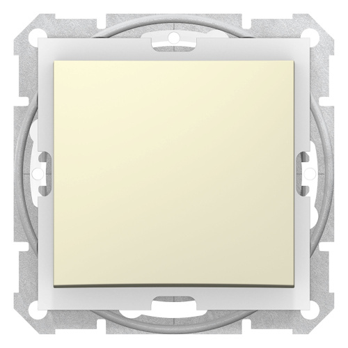 Выключатель с/у Sedna 1кл бежевый, механизм IP44 10А (упак-10шт) SchE                                        