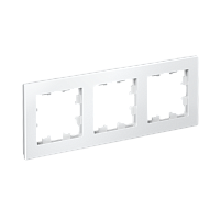 Рамка AtlasDesign 3м белый, универсальная (упак-15шт) SchE          