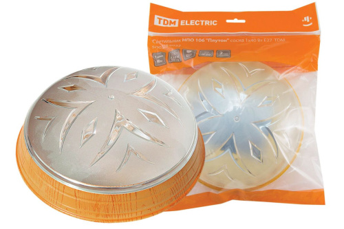 Светильник НПО 40Вт Е27 НПО 106 "Плутон" сосна 1х40Вт ТДМ                                        