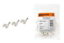 Скоба 16мм круглая пластиковая (50шт) ТДМ          