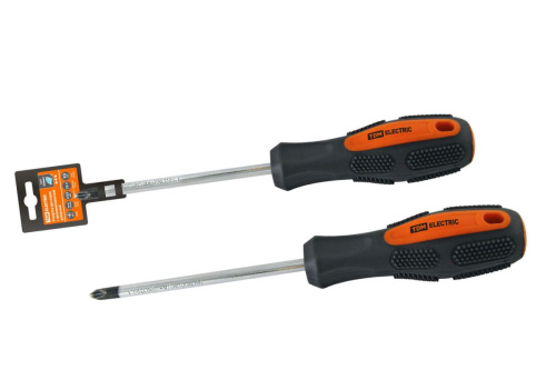 Отвертка крестовая двухкомпонентная, CR-V тип PH0x75, серия "Алмаз" ТДМ                                        