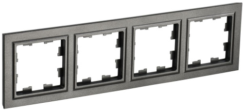 Рамка BRITE 4м бронза ИЭК                                        