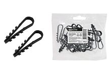 Дюбель-хомут ДХК-18 для круглого кабеля 11-18мм нейлон черный (100шт) ТДМ          