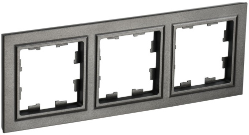 Рамка BRITE 3м бронза ИЭК                                        