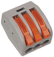 Строительно-монтажная клемма 222-413 СМК  (4шт/упак)ИЭК          