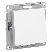 Переключатель с/у AtlasDesign AQUA 1кл. белый, механизм IP44 10А на 2 направления (упак-20шт) SchE          