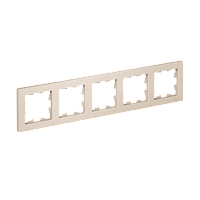 Рамка AtlasDesign 5м бежевый, универсальная (упак-5шт) SchE          