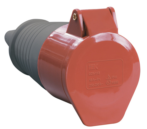 Розетка 225 переносная 3Р+РЕ+N 32А 380В IP44 ИЭК                                        