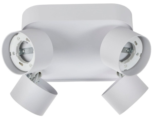 LIGHTING Светильник 4044 накладной потолочный под лампу 4хGX53 белый IEK                                        