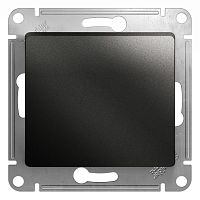 Выключатель с/у GLOSSA 1кл антрацит, механизм IP20 10А (упак-20шт) SchE          