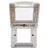 Рамка для монтажа в стену "Avanti", IP55, "Белое облако", 2 модуля          