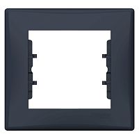 Рамка Sedna 1м графит (упак-10 шт) SchE          