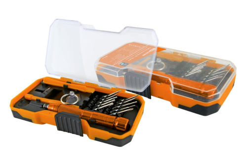 Набор, отвертка с битами для мелкой электроники, №1, 15 предметов "Алмаз" ТДМ                                        