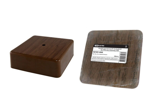 Коробка распаячная КР 75х75х28 ОП бук IP40, инд. штрихкод ТДМ                                        