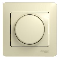 Диммер с/у GLOSSA бежевый в сборе 300Вт светорегулятор поворотный (упак-2шт) SchE          