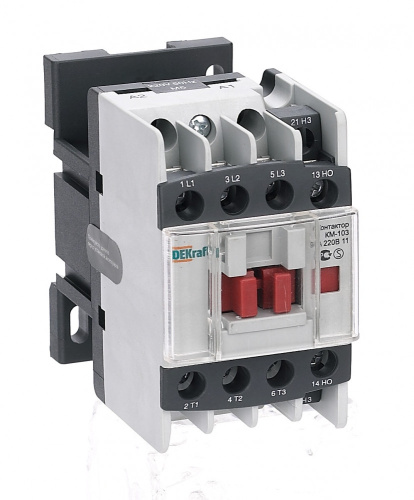 Контактор   9А 220В АС3 КМ-103 DEKraft                                        