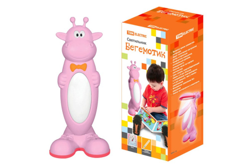 Светильник Бегемотик настол. 220В, 11Вт, G23, розовый TDM                                        