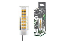 Лампа светодиодная G4-5 Вт-230 В-6500 К, SMD, 16x55 мм ТДМ          