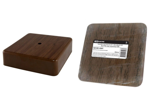 Коробка распаячная КР 100х100х29 ОП бук IP40, инд. штрихкод ТДМ                                        