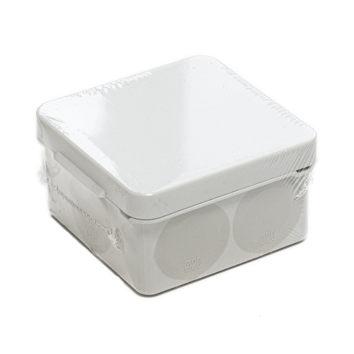 Коробка распределительная для прямого монтажа двухкомпонентная HF 70х70х40 (150шт/кор) Промрукав                                         фото 3                    