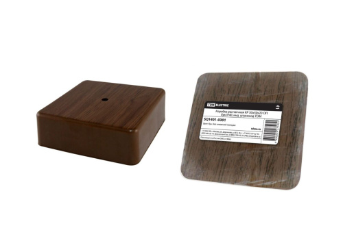 Коробка распаячная КР 50х50х20 ОП бук IP40, инд. штрихкод ТДМ                                        