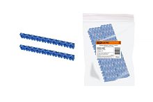 Маркер МК0 - 1,5мм символ "6" 150шт/ролл голубой наборный ТДМ          