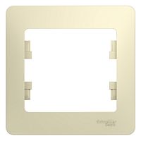 Рамка GLOSSA 1м бежевый (упак-45шт) SchE          