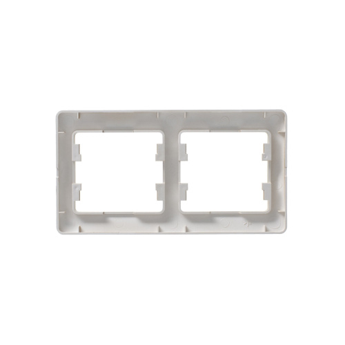 Рамка GLOSSA 2м титан, горизонтальная (упак-30шт) SchE                                         фото 2                    