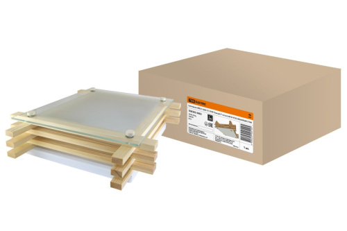 Светильник НПБ 01-3х60-111 УХЛ4 "Бонсай-2" сосна 3х60Вт IP20 (490х490х85) ТДМ                                        