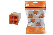 Строительно-монтажная клемма КБМ-2273-244 (2,5мм2) с пастой (5 шт/упак) ТДМ          