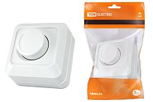 Диммер о/у Ладога белый 600Вт светорегулятор RL поворотный ТДМ          