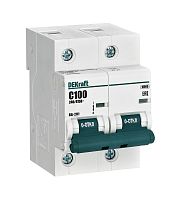 Автоматический выключатель 2п 100А С ВА-201 DEKraft          