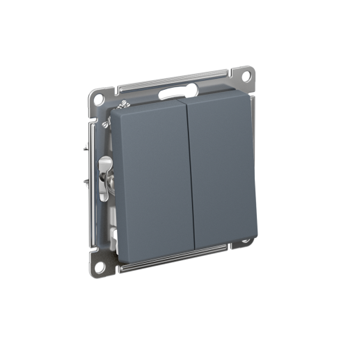 Выключатель с/у AtlasDesign 2кл грифель, механизм IP20 10А (упак-10шт) SchE                                        