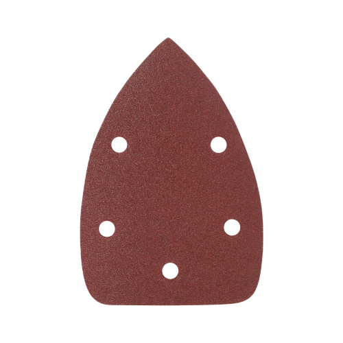 Треугольник шлифовальный на липучке, 140х140х80мм, Р80, 5 отверстий, (упаковка - 5 шт) PATRIOT                                        