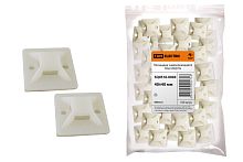 Площадка самоклеющаяся 40х40 под хомуты (100шт) ТДМ          