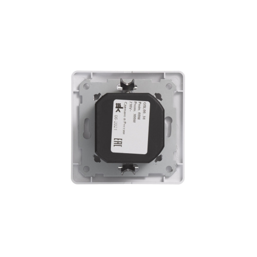 Диммер с/у GLOSSA белый в сборе 300Вт светорегулятор поворотный (упак-2шт) SchE (нов арт GSL000123)                                         фото 4                    