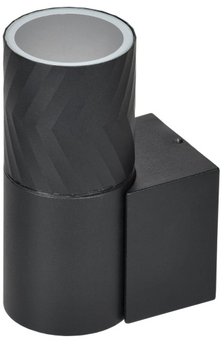 LIGHTING Светильник уличный 5107 настенный под лампу GU10 IP65 черный IEK                                        